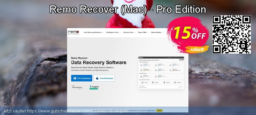 Remo Recover - Mac - Pro Edition genial Ermäßigung Bildschirmfoto