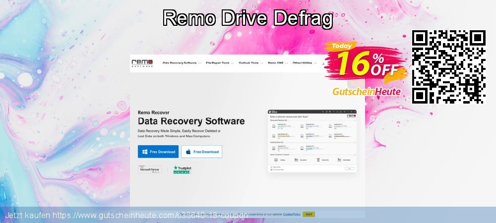 Remo Drive Defrag Sonderangebote Beförderung Bildschirmfoto