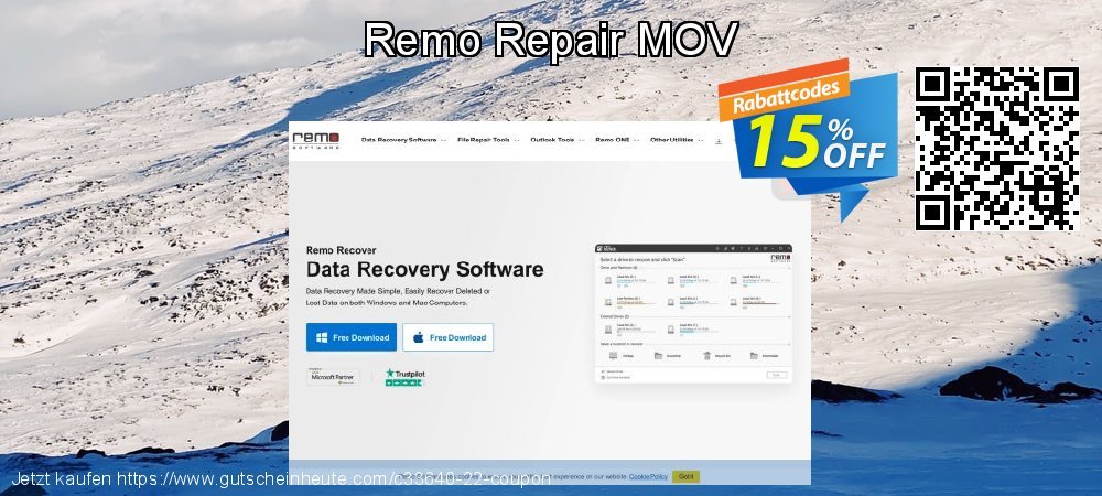 Remo Repair MOV großartig Preisnachlässe Bildschirmfoto