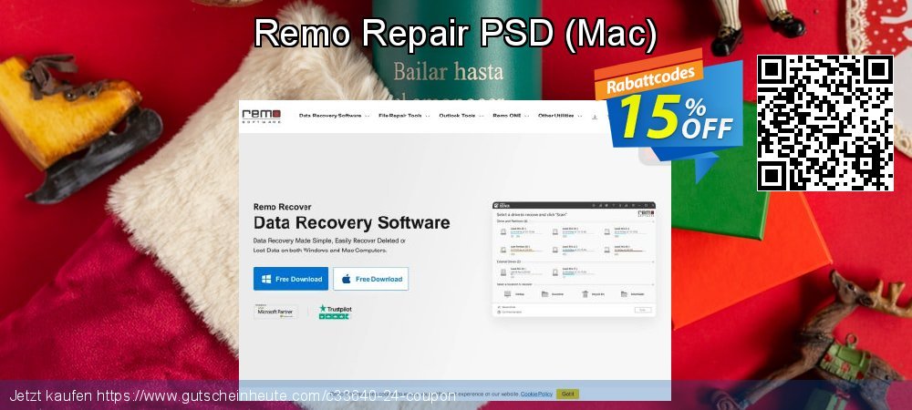 Remo Repair PSD - Mac  atemberaubend Promotionsangebot Bildschirmfoto