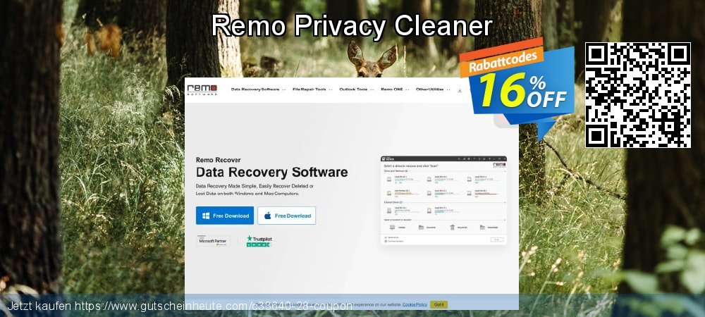 Remo Privacy Cleaner wundervoll Disagio Bildschirmfoto