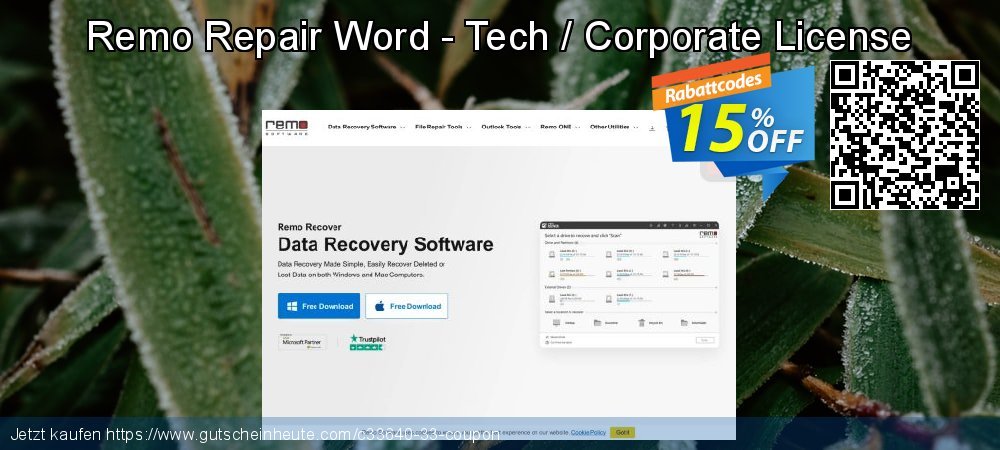 Remo Repair Word - Tech / Corporate License Exzellent Preisnachlass Bildschirmfoto