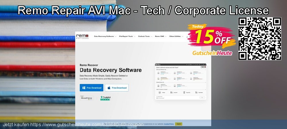 Remo Repair AVI Mac - Tech / Corporate License aufregende Angebote Bildschirmfoto