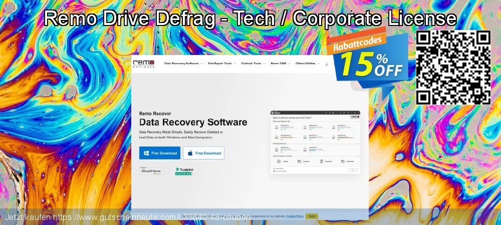 Remo Drive Defrag - Tech / Corporate License besten Außendienst-Promotions Bildschirmfoto