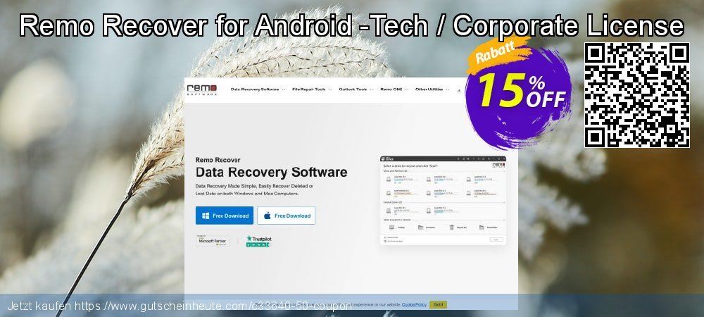 Remo Recover for Android -Tech / Corporate License erstaunlich Preisnachlass Bildschirmfoto