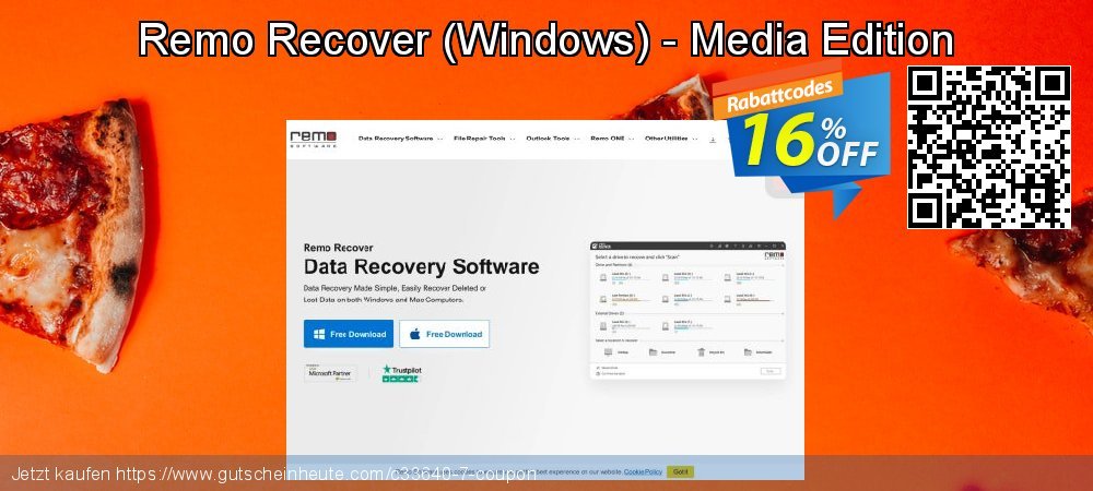 Remo Recover - Windows - Media Edition großartig Preisnachlässe Bildschirmfoto