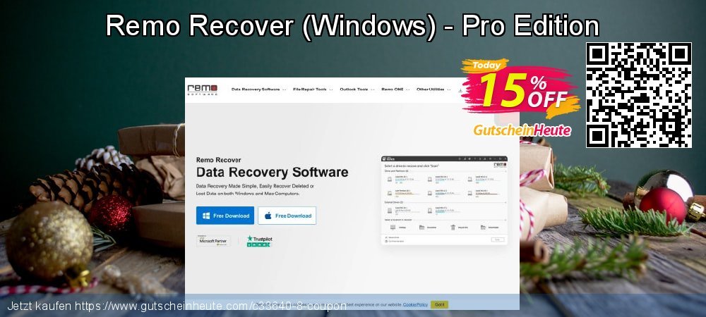 Remo Recover - Windows - Pro Edition wunderbar Angebote Bildschirmfoto