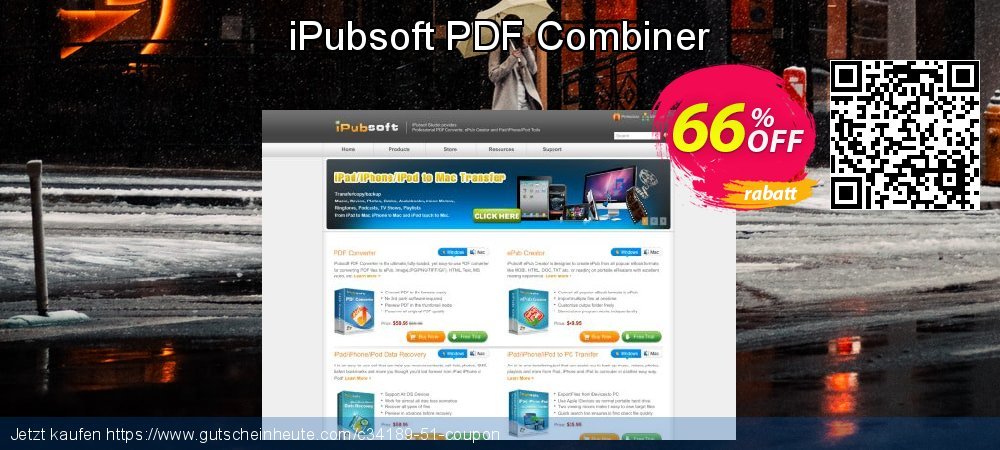 iPubsoft PDF Combiner besten Preisnachlässe Bildschirmfoto