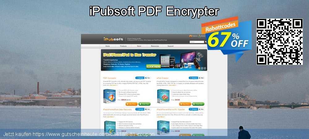 iPubsoft PDF Encrypter ausschließenden Beförderung Bildschirmfoto