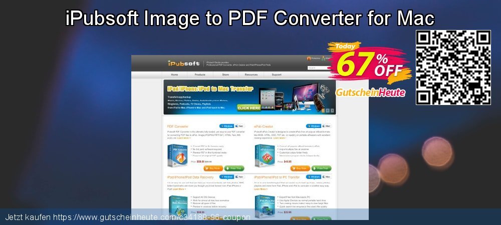 iPubsoft Image to PDF Converter for Mac verwunderlich Preisnachlass Bildschirmfoto