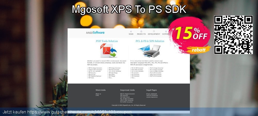 Mgosoft XPS To PS SDK umwerfende Promotionsangebot Bildschirmfoto