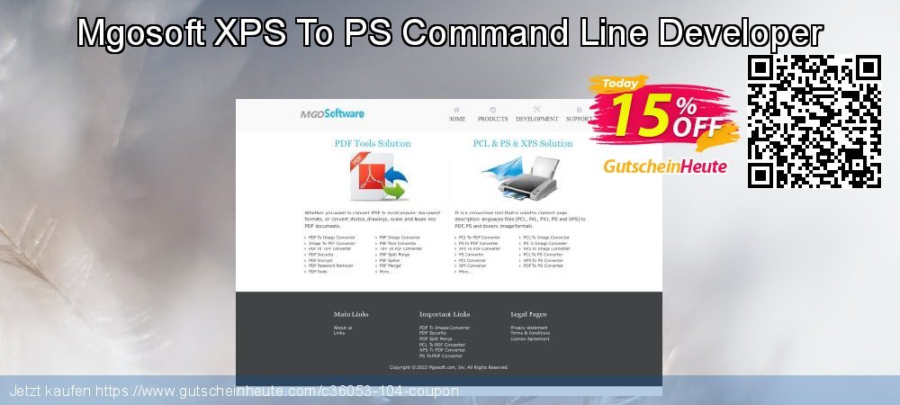 Mgosoft XPS To PS Command Line Developer umwerfenden Nachlass Bildschirmfoto