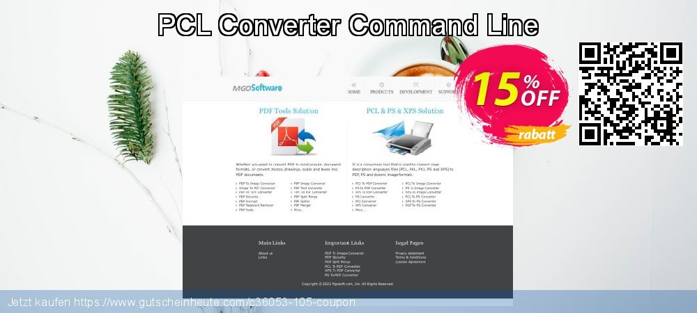 PCL Converter Command Line geniale Diskont Bildschirmfoto