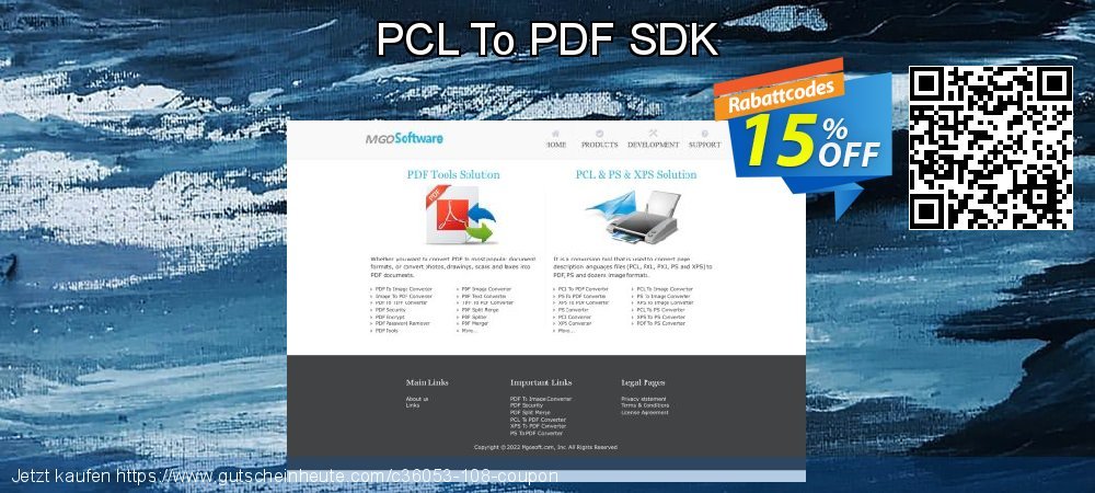 PCL To PDF SDK spitze Verkaufsförderung Bildschirmfoto