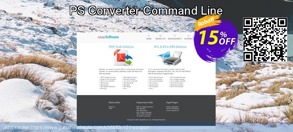 PS Converter Command Line atemberaubend Nachlass Bildschirmfoto