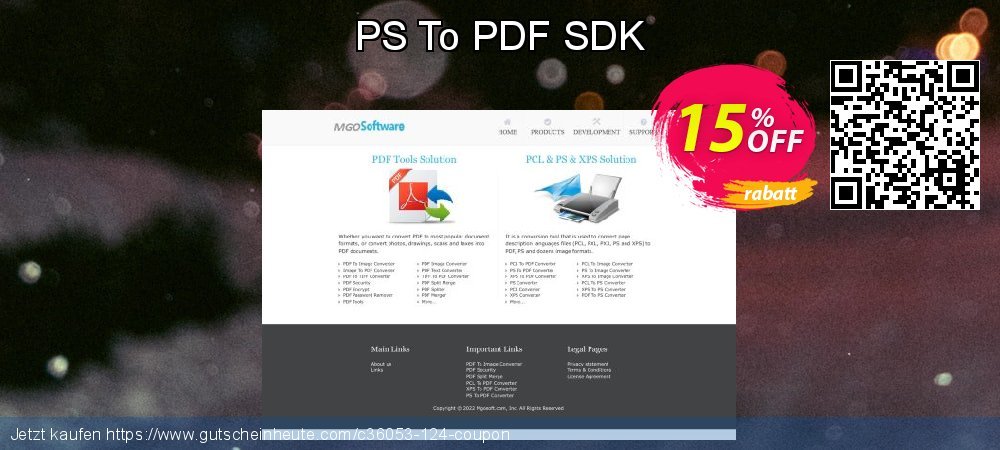 PS To PDF SDK verblüffend Disagio Bildschirmfoto