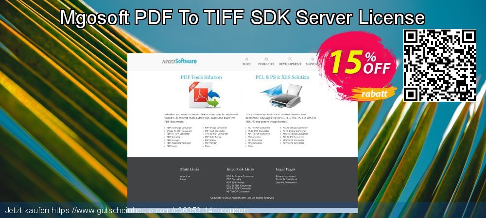 Mgosoft PDF To TIFF SDK Server License exklusiv Disagio Bildschirmfoto