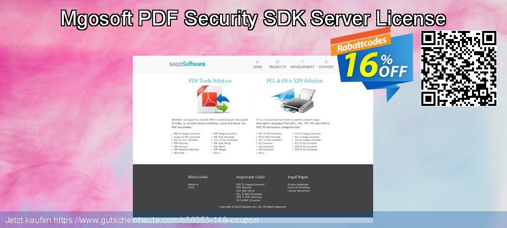 Mgosoft PDF Security SDK Server License fantastisch Sale Aktionen Bildschirmfoto