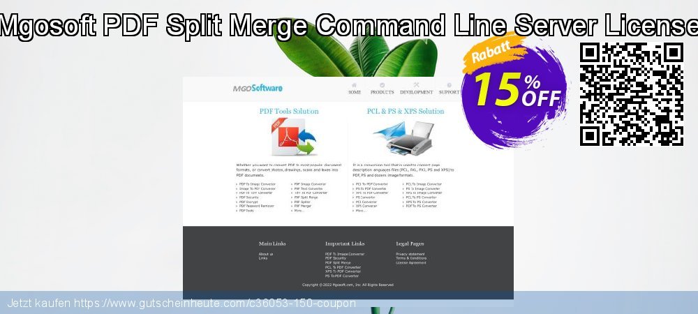 Mgosoft PDF Split Merge Command Line Server License großartig Rabatt Bildschirmfoto