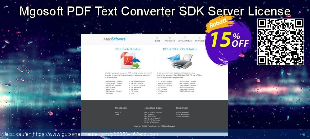 Mgosoft PDF Text Converter SDK Server License beeindruckend Preisreduzierung Bildschirmfoto