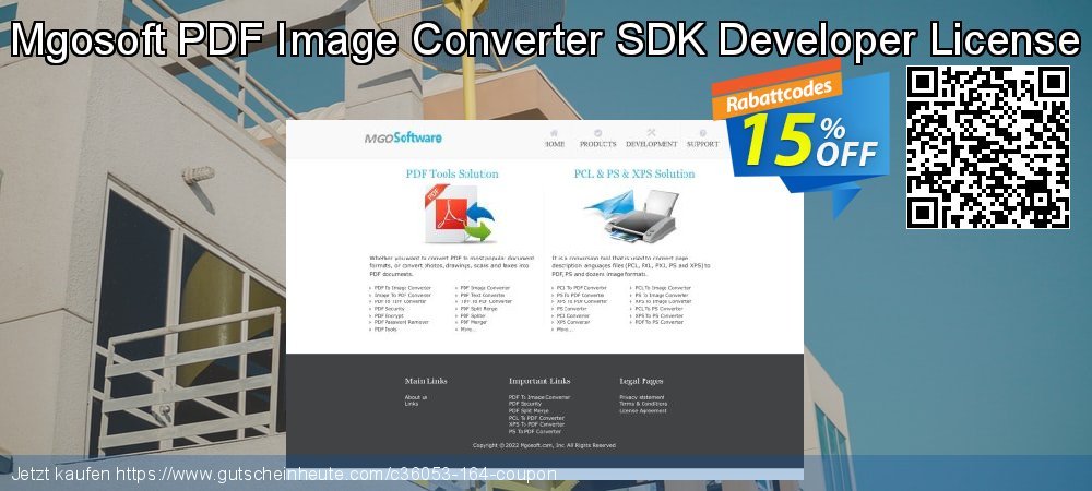 Mgosoft PDF Image Converter SDK Developer License aufregenden Förderung Bildschirmfoto