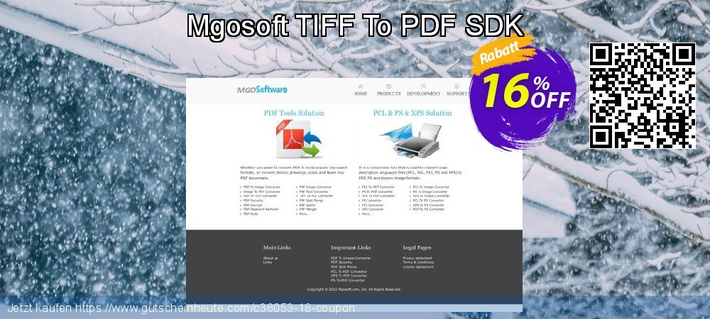 Mgosoft TIFF To PDF SDK uneingeschränkt Rabatt Bildschirmfoto