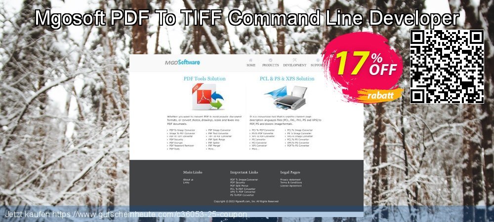 Mgosoft PDF To TIFF Command Line Developer fantastisch Ermäßigung Bildschirmfoto