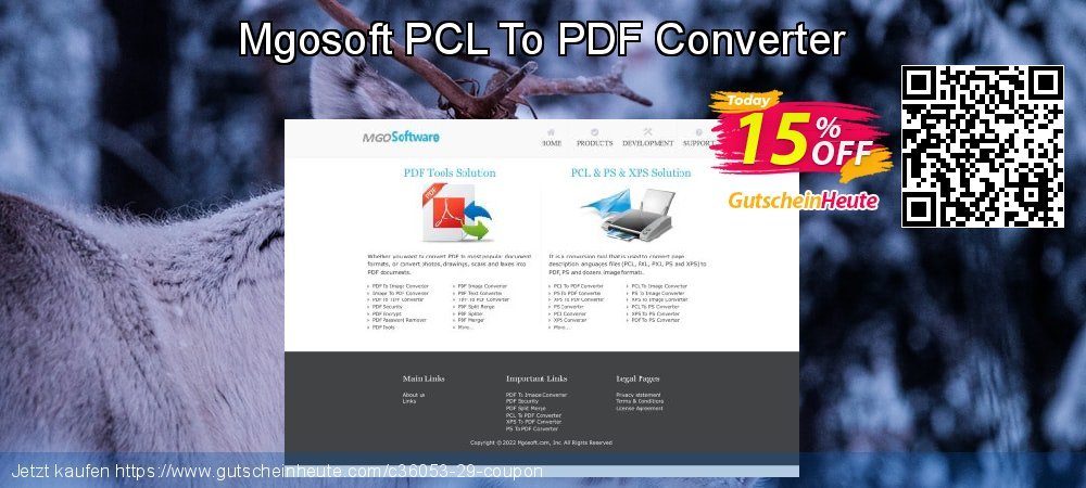 Mgosoft PCL To PDF Converter super Außendienst-Promotions Bildschirmfoto