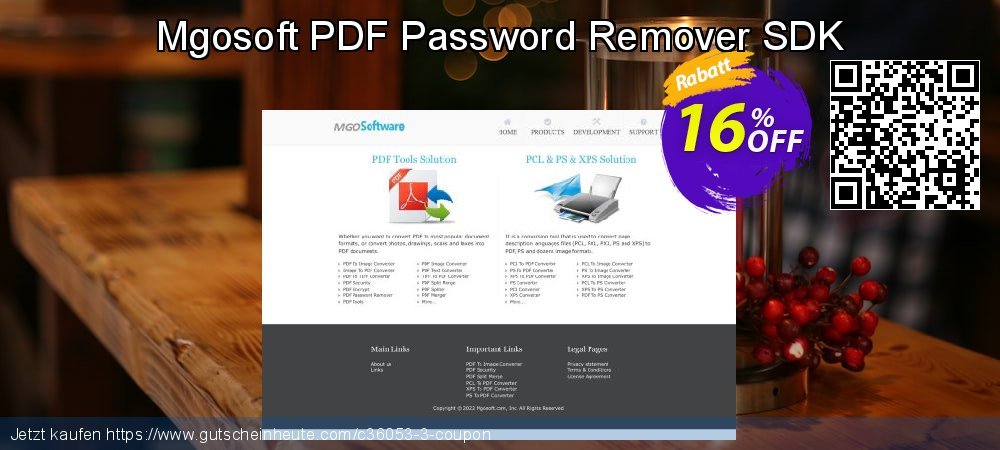 Mgosoft PDF Password Remover SDK formidable Nachlass Bildschirmfoto