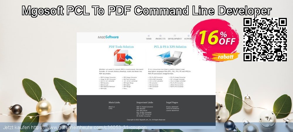 Mgosoft PCL To PDF Command Line Developer verblüffend Preisnachlass Bildschirmfoto