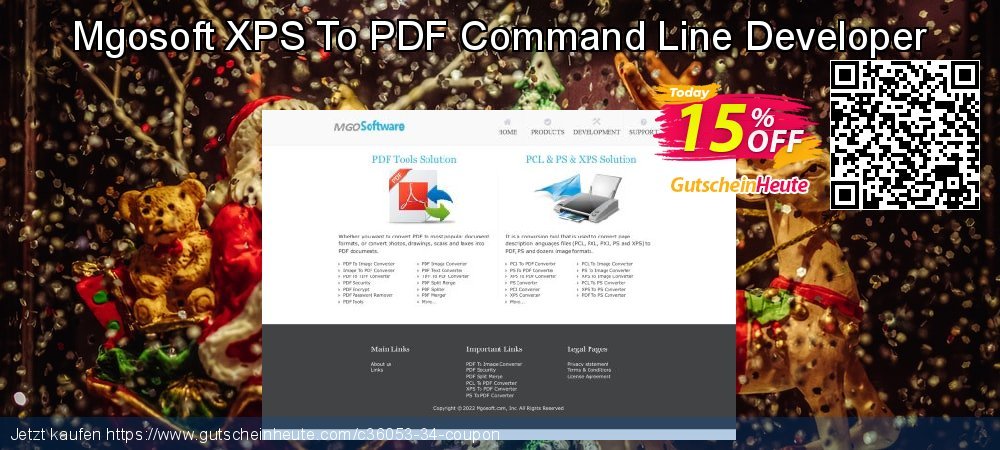 Mgosoft XPS To PDF Command Line Developer formidable Sale Aktionen Bildschirmfoto