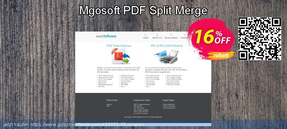 Mgosoft PDF Split Merge verwunderlich Rabatt Bildschirmfoto