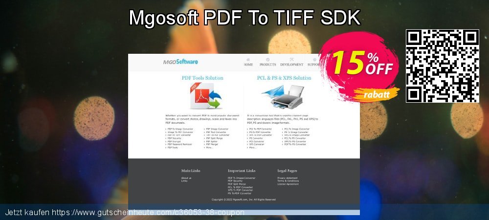 Mgosoft PDF To TIFF SDK beeindruckend Angebote Bildschirmfoto