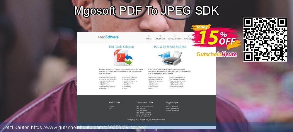 Mgosoft PDF To JPEG SDK faszinierende Promotionsangebot Bildschirmfoto