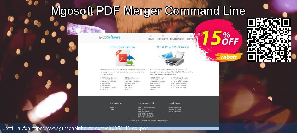 Mgosoft PDF Merger Command Line geniale Disagio Bildschirmfoto