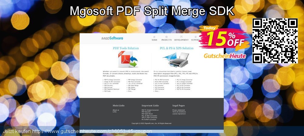 Mgosoft PDF Split Merge SDK genial Ausverkauf Bildschirmfoto