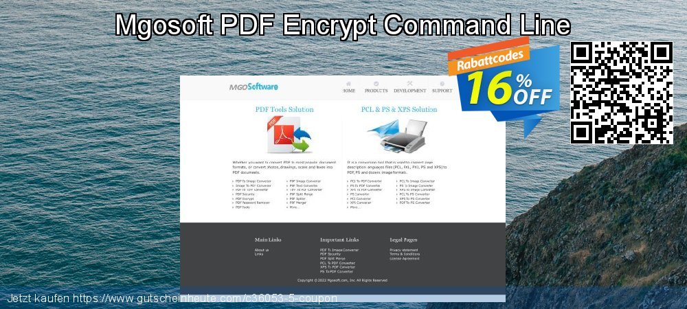 Mgosoft PDF Encrypt Command Line toll Ermäßigung Bildschirmfoto