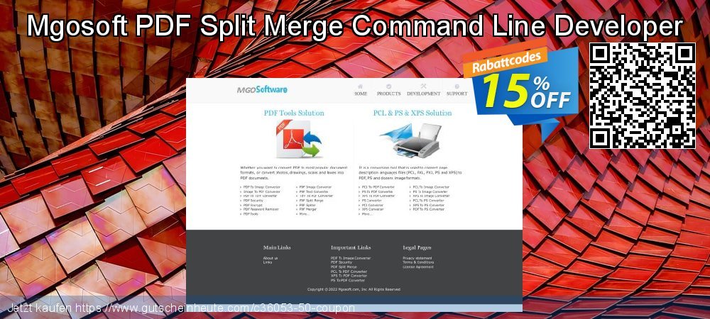 Mgosoft PDF Split Merge Command Line Developer ausschließlich Beförderung Bildschirmfoto