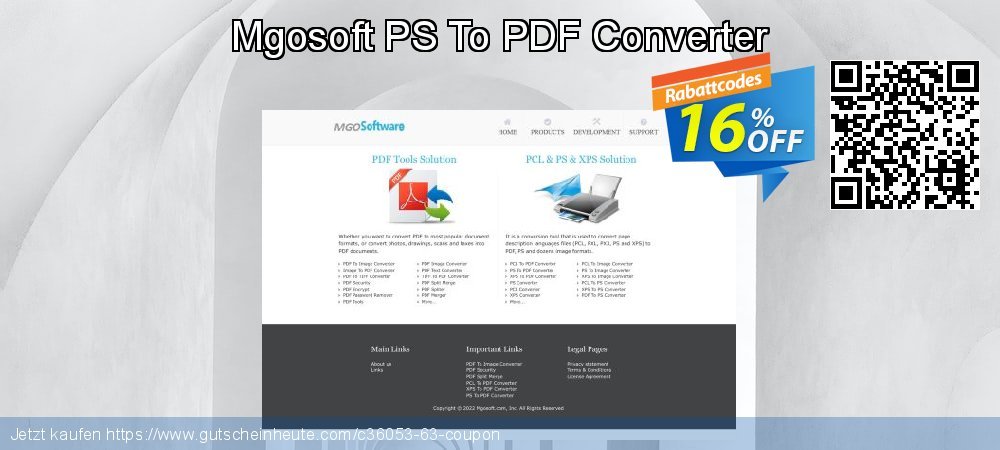 Mgosoft PS To PDF Converter wundervoll Außendienst-Promotions Bildschirmfoto