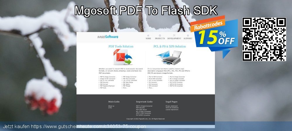 Mgosoft PDF To Flash SDK aufregende Diskont Bildschirmfoto