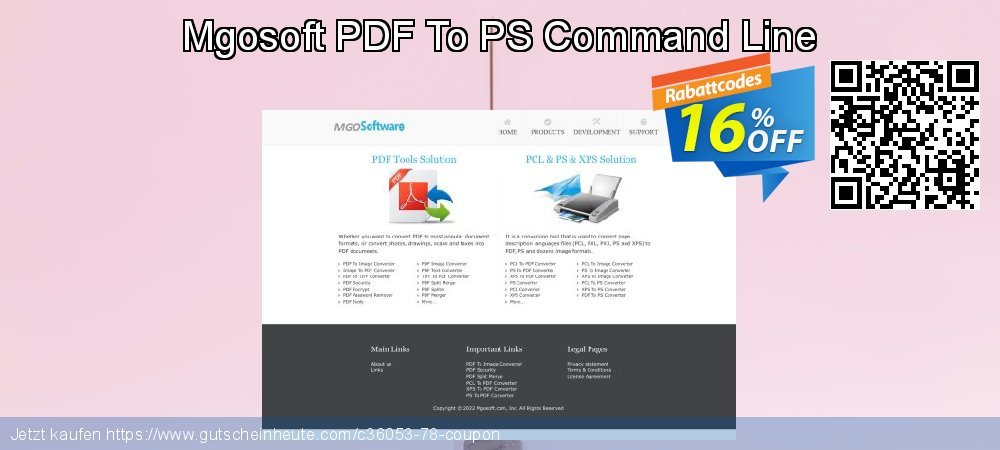 Mgosoft PDF To PS Command Line klasse Verkaufsförderung Bildschirmfoto