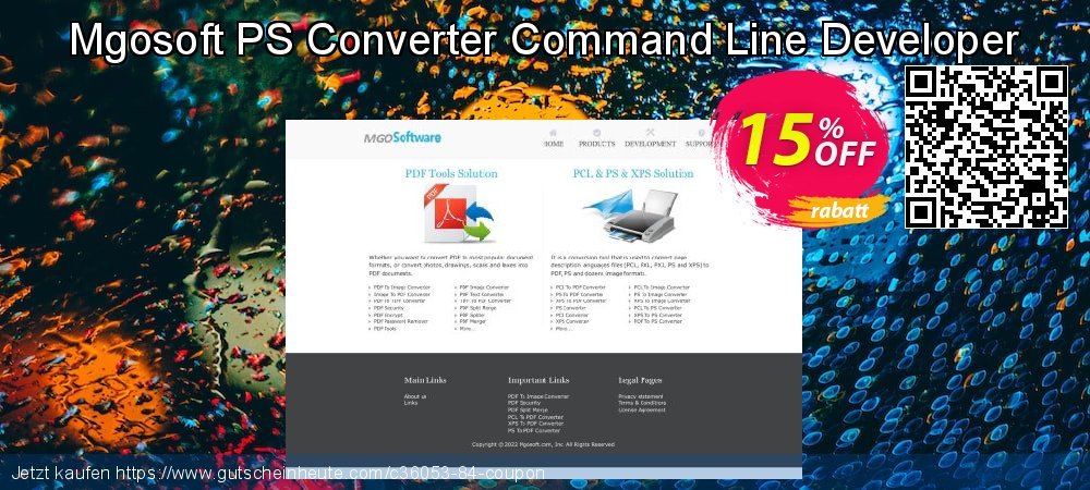 Mgosoft PS Converter Command Line Developer Sonderangebote Beförderung Bildschirmfoto