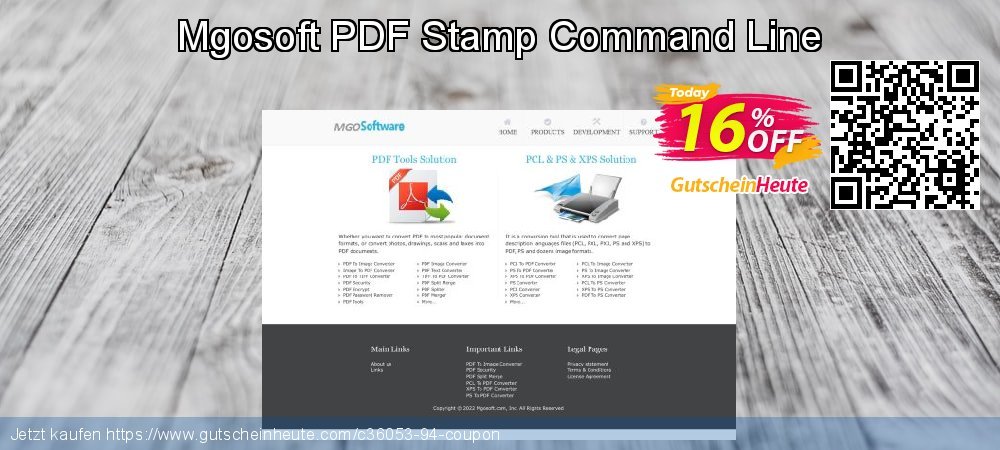 Mgosoft PDF Stamp Command Line wundervoll Disagio Bildschirmfoto