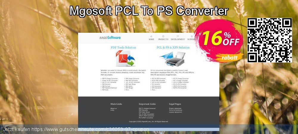 Mgosoft PCL To PS Converter verwunderlich Außendienst-Promotions Bildschirmfoto