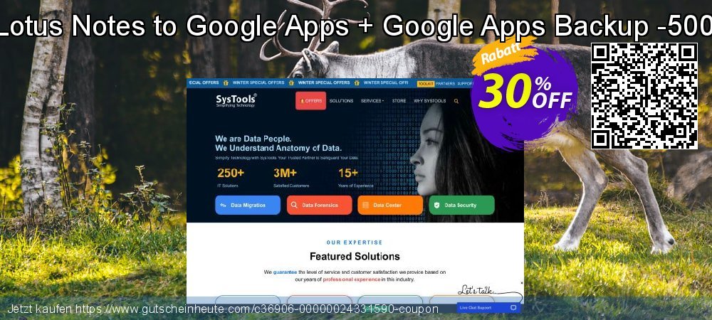 Bundle Offer - Lotus Notes to Google Apps + Google Apps Backup -500 Users License geniale Beförderung Bildschirmfoto
