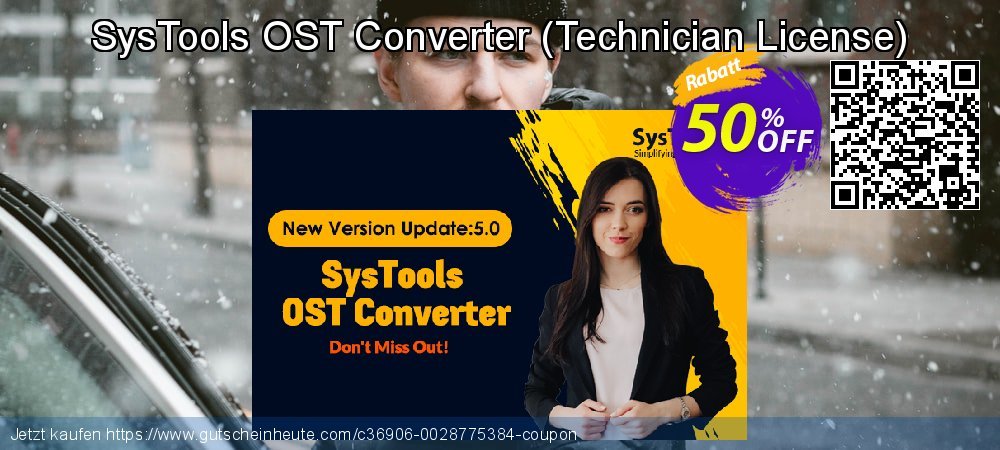 SysTools OST Converter - Technician License  Sonderangebote Beförderung Bildschirmfoto