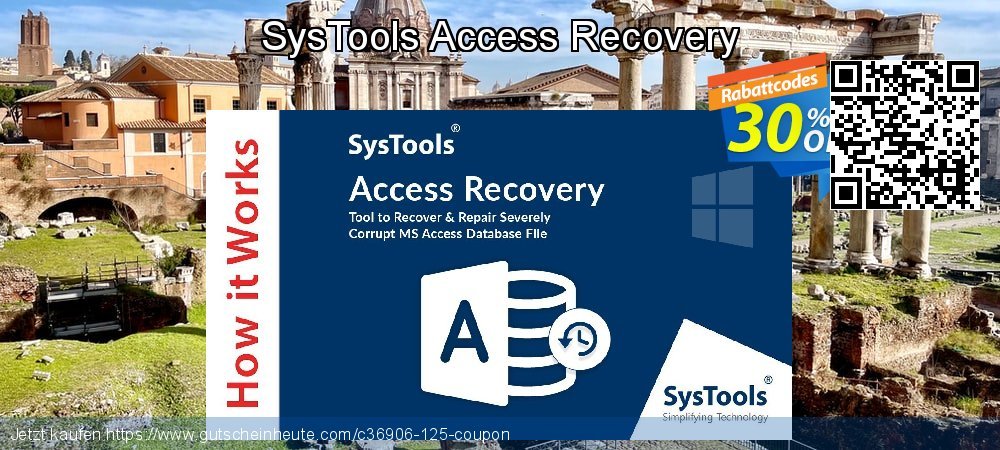 SysTools Access Recovery formidable Beförderung Bildschirmfoto