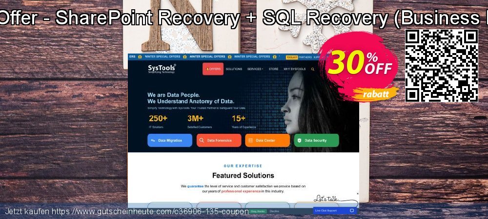 Bundle Offer - SharePoint Recovery + SQL Recovery - Business License  aufregende Disagio Bildschirmfoto