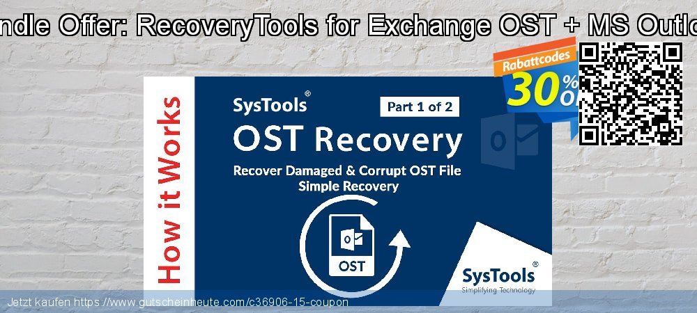 Bundle Offer: RecoveryTools for Exchange OST + MS Outlook wundervoll Diskont Bildschirmfoto