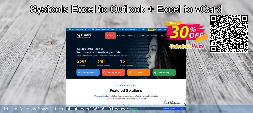 Systools Excel to Outlook + Excel to vCard beeindruckend Preisnachlass Bildschirmfoto